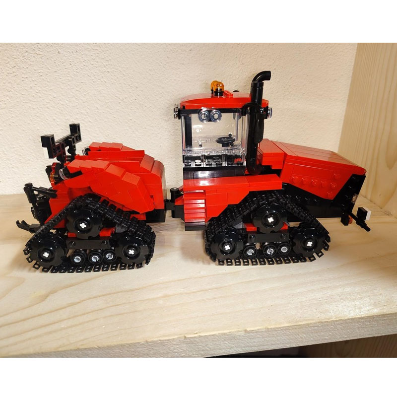 Urban Farming Usa - MOC-260750 Urban Farm Landbouwveld Ploegtrekker Bouwsteenmodel,
