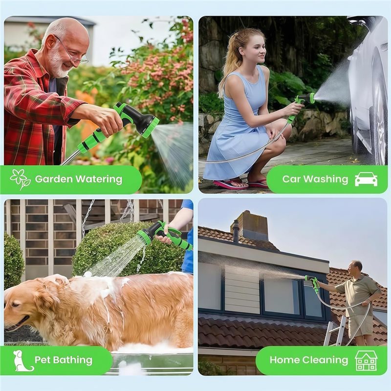 Gardena Hose Comfort - Tuinslangspuit met 10 sproeipatronen – hogedruksproeiers
