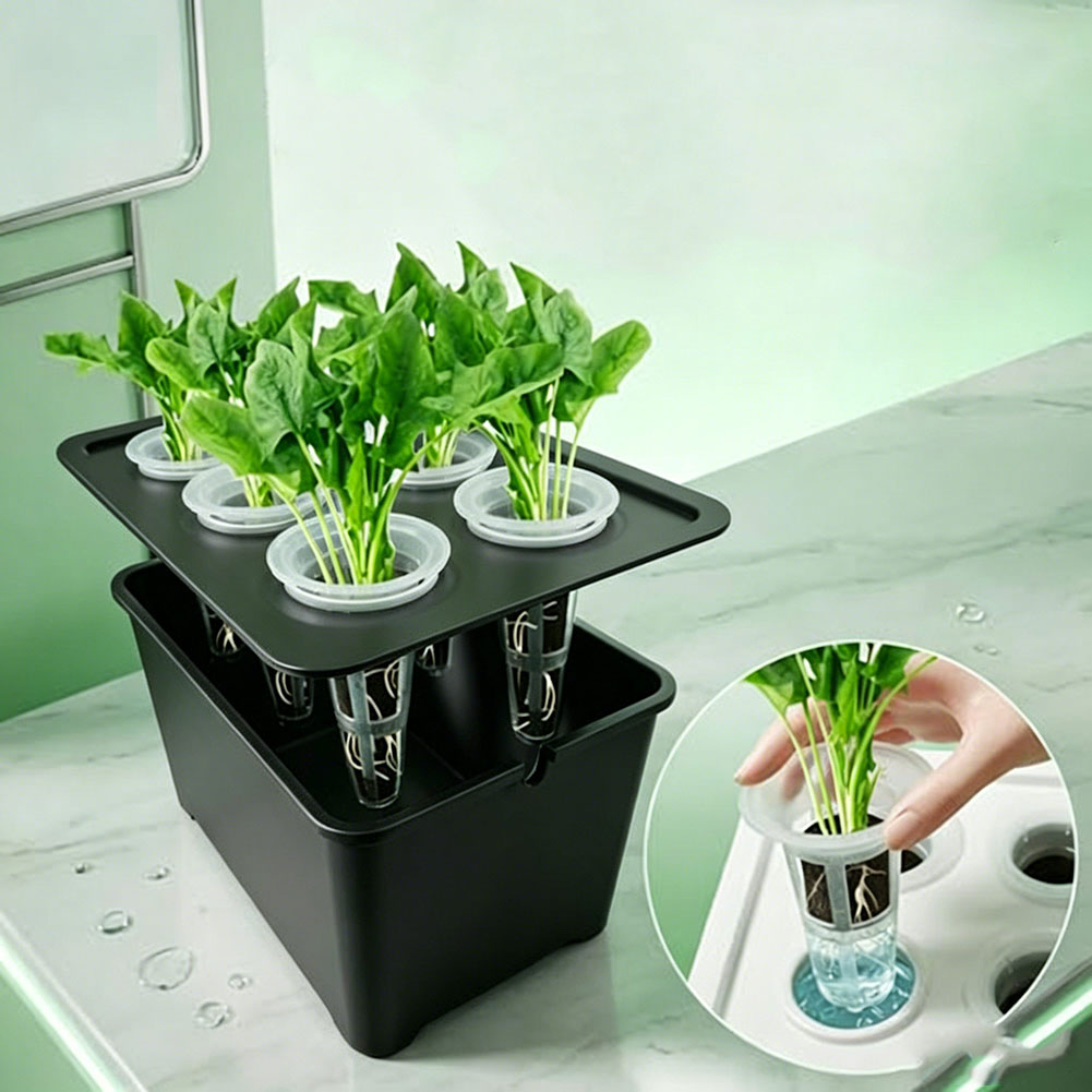 Wit-zwarte plantengroeibakset  - Urban Farming Usa recensie en prijs